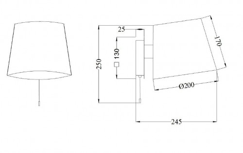 Бра Maytoni Bergamo MOD613WL-01W