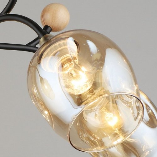 Потолочная люстра 02009-0.3-05 AB+BK Потолочная люстра 02009-0.3-05 AB+BK