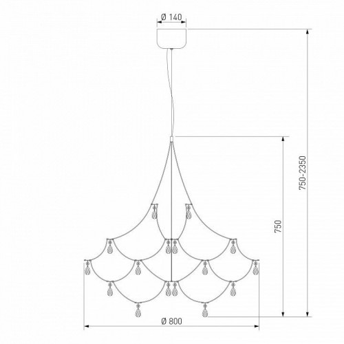 Подвесная люстра Bogate's Adit 90400 LED Подвесная люстра Bogate's Adit 90400 LED