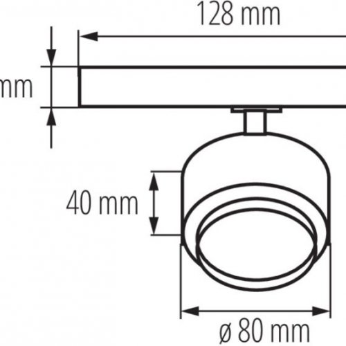 Трековый светодиодный светильник Kanlux BTLW 18W-930-W 35662