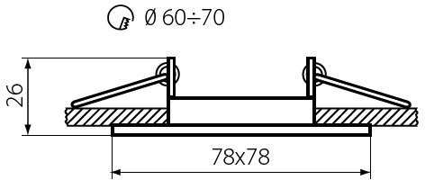 Точечные светильники Kanlux NESTA DSL-B 26746