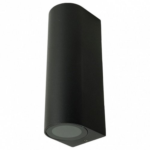 Светильник садово-парковый Feron DH024, на стену, 2*GU10 MR11 230V, черный