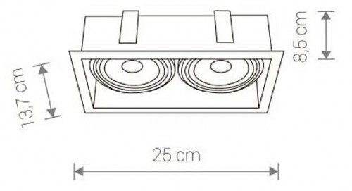 Встраиваемый светильник Nowodvorski Mod 9416