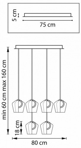 Потолочная люстра Lightstar Caramello 796329 Потолочная люстра Lightstar Caramello 796329
