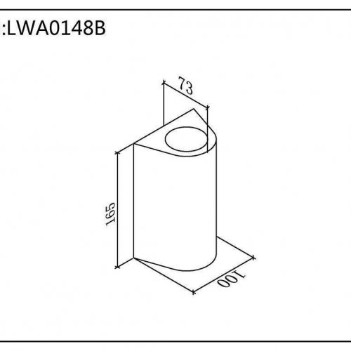 Уличный настенный светодиодный светильник DesignLed JY Zima-2 LWA0148B-BL-WW 002805