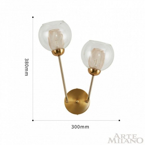 Бра Arte Milano Neapolis-72880 272880/2B GD Бра Arte Milano Neapolis-72880 272880/2B GD