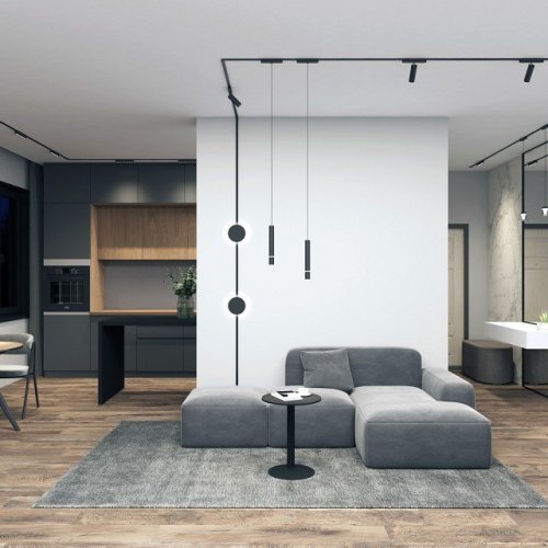 Трековый светильник Denkirs AIR LINEAR DK5330-BK Трековый светильник Denkirs AIR LINEAR DK5330-BK