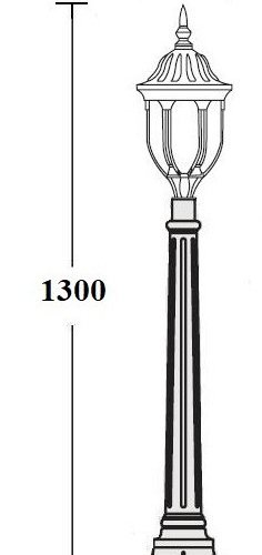 Наземный фонарь 92107 Bl