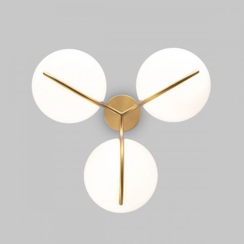 Подвесная светодиодная люстра Eurosvet Emisfero 50083/3 LED золото Подвесная светодиодная люстра Eurosvet Emisfero 50083/3 LED золото