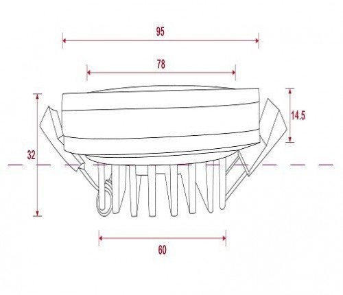 Встраиваемый светодиодный светильник Maytoni Phanton DL303-L12B