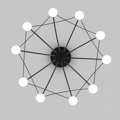 Потолочная люстра Eurosvet Ragno 90035/10 LED черный