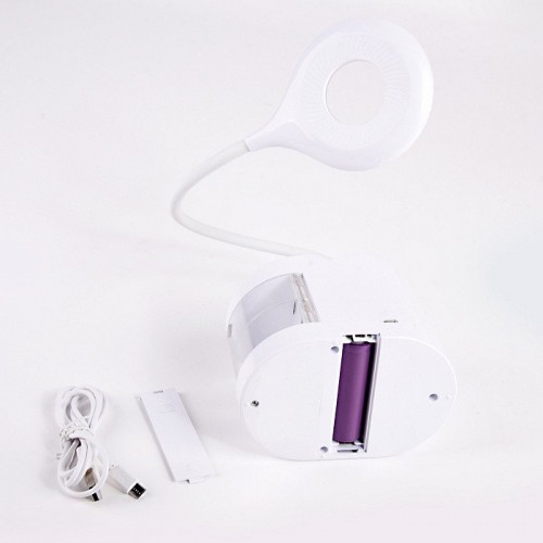 Настольная лампа офисная Ambrella light DE56 DE561 WH белый LED 4200K 4W