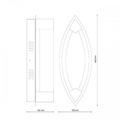 Настенный светильник Lucia Tucci Modena W172.1 Large LED400