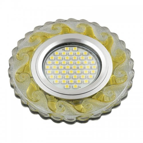 Встраиваемый светильник Fametto Luciole DLS-L139 Gu5.3 Glassy/Gold