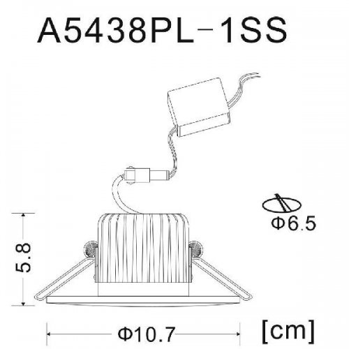 Точечный встраиваемый светильник Arte Lamp Track Lights A5438PL-1SS