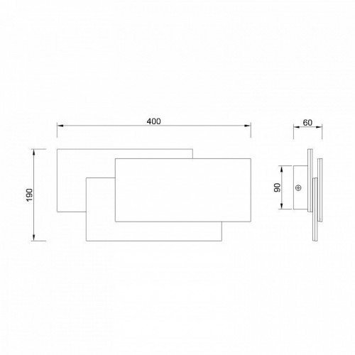 Настенный светодиодный светильник Mantra Tahiti 8088