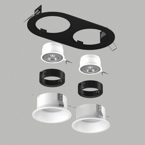 Встраиваемый светильник Lightstar Domino D6570606BMOD