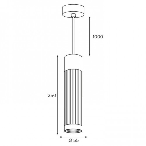 Подвесной светильник Wolta LUXOR WSL-GU10/P19SG