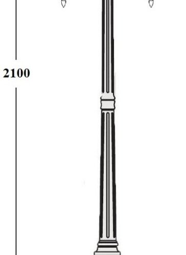 Наземный фонарь Oasis Light PORTO 86109B Gb