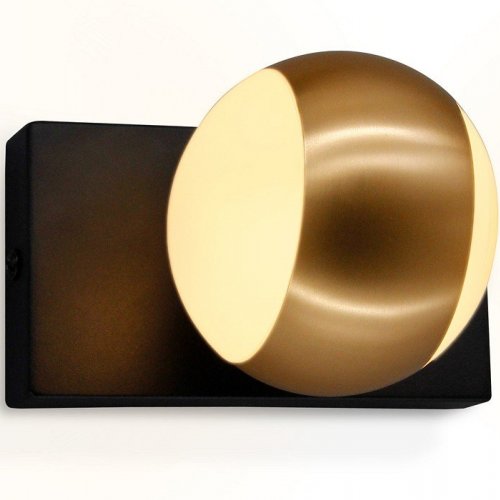 Спот Ambrella light Wall 16 FW571 SBK/GD черный песок/золото G9 max 40W 100*70*85