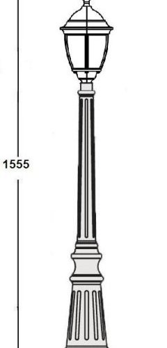 Наземный фонарь Oasis Light ARSENAL S 91211S Bl Наземный фонарь Oasis Light ARSENAL S 91211S Bl