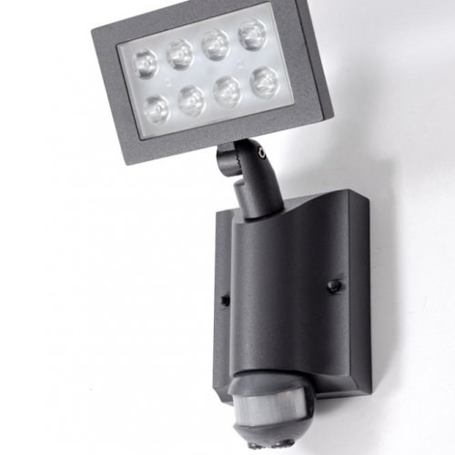 Прожектор уличный Oasis Light W6101S-PIR черный