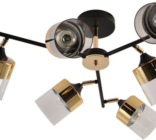 Потолочная люстра  01555-3.3-06B BK+FGD