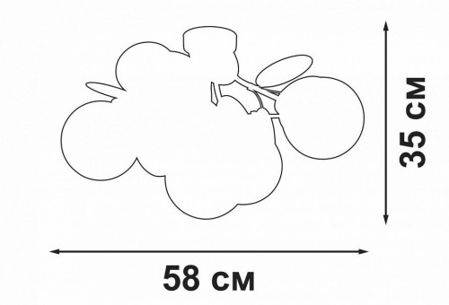 Потолочная люстра Vitaluce V3038-8/5PL