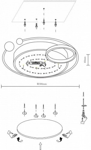 Потолочный светильник Velante 435-327-03