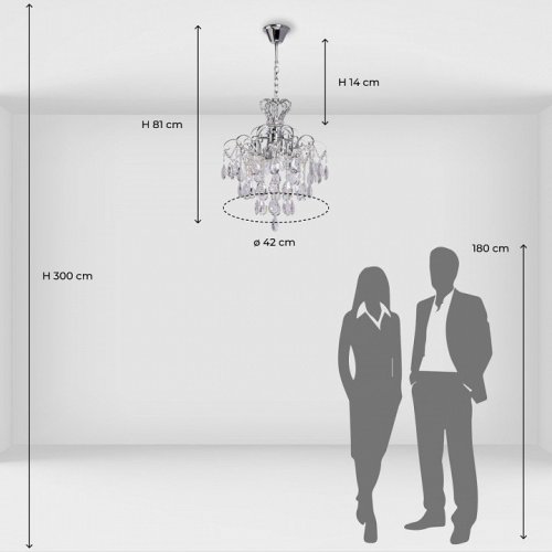 Подвесная люстра De City Бриз 24 111018104 Подвесная люстра De City Бриз 24 111018104