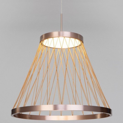 Подвесной светильник Eurosvet Cesta 40016/1 LED коричневый Подвесной светильник Eurosvet Cesta 40016/1 LED коричневый