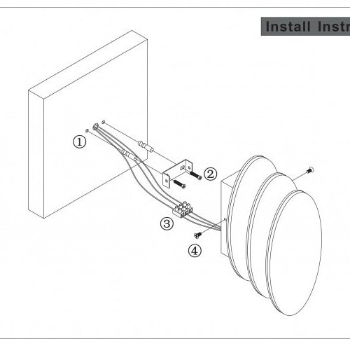 Настенный светильник ImperiumLoft WM-6809R