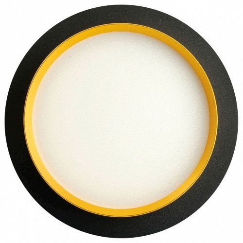 Светильник встраиваемый Feron DL507 потолочный GX53 черный + золото круг 51356