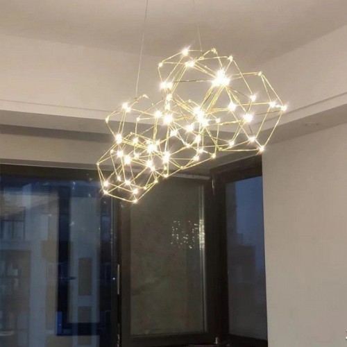 Подвесная люстра O-LUCE Bjork в линию без вставок 10964-5