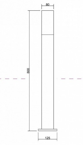 Ландшафтный светильник Maytoni Outdoor O418FL-01B1