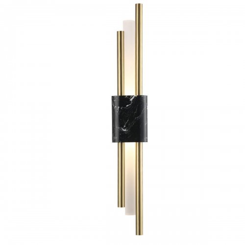 Настенный светодиодный светильник Crystal Lux CARTA AP6W LED BLACK/BRASS