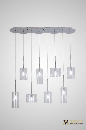 Подвесная люстра AM-Group AM355 AM355-8CLEAR Подвесная люстра AM-Group AM355 AM355-8CLEAR
