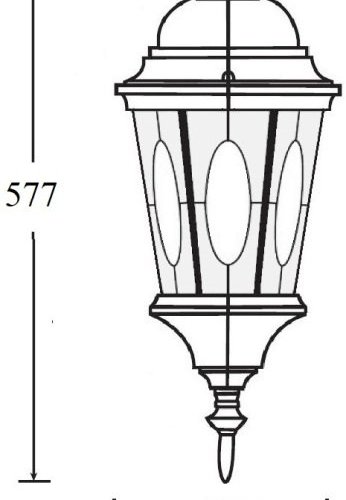 Потолочный светильник уличный Oasis Light ASTORIA 2M 91405MA cover Gb овал