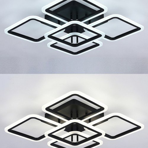 Потолочная люстра Natali Kovaltseva Spektr HIGH-TECH LED LAMPS 82022 BLACK