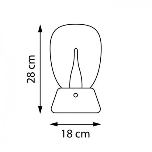 Интерьерная настольная лампа Uovo III 807904