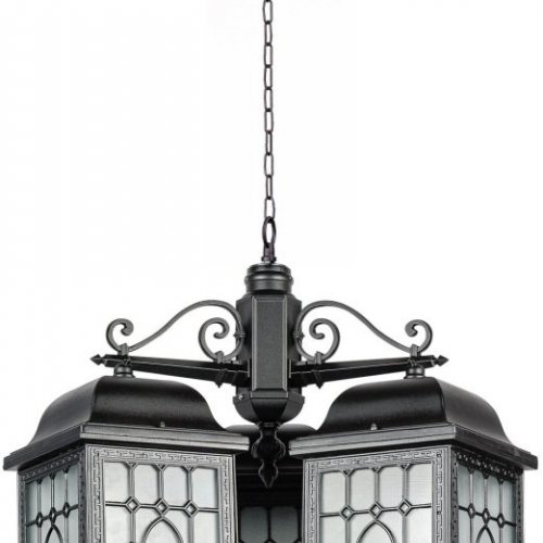 Уличный светильник подвесной Oasis Light LONDON L 64870L/3 cover Bl