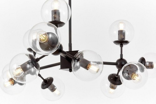Потолочная люстра Lumina Deco Zodiak LDP 160-12 BK+PR