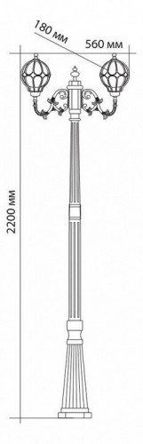 Садово-парковый светильник Feron PL3708 11384 Садово-парковый светильник Feron PL3708 11384