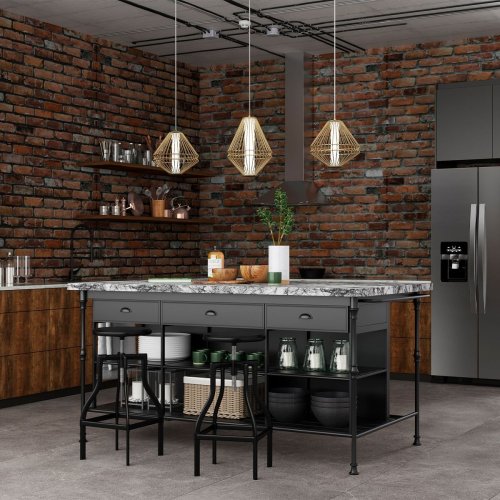 Подвесной светильник Crystal Lux CUADRA SP15W LED GOLD