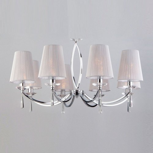 Подвесная люстра Eurosvet Valery 60079/8 хром Подвесная люстра Eurosvet Valery 60079/8 хром