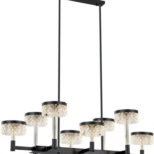 Подвесная люстра Diamond cut MD21020075-8B matt black Подвесная люстра Diamond cut MD21020075-8B matt black