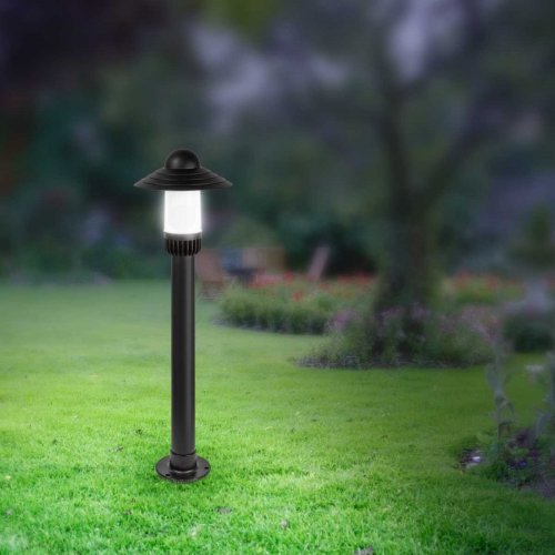 Садово-парковый светильник ЭРА «Поллар» НТУ 01-60-009 напольный черный IP54 Е27 max60Вт h860мм Б0057493