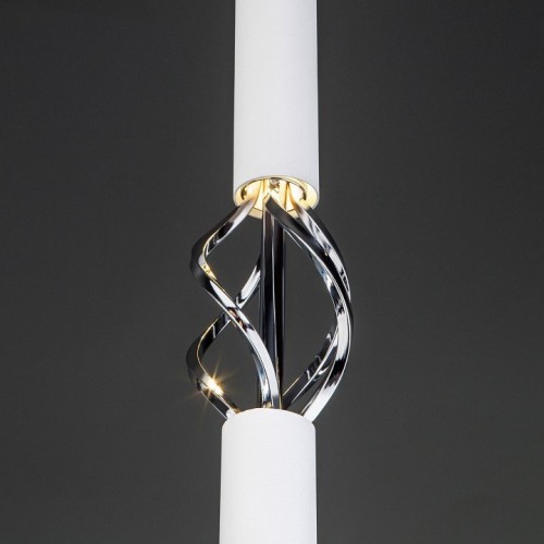 Подвесной светодиодный светильник Eurosvet Lance 50191/1 LED белый/хром