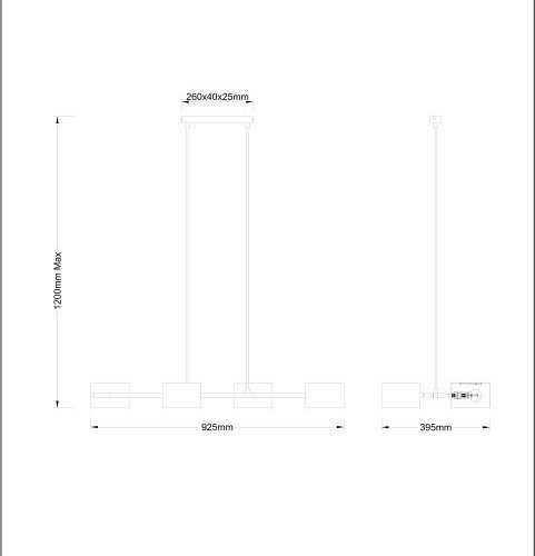 Потолочная люстра Arte Lamp Sebastian A7051SP-4BK Потолочная люстра Arte Lamp Sebastian A7051SP-4BK