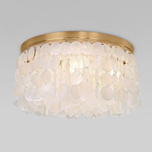 Потолочная люстра Eurosvet Sandra 60084/5 латунь/перламутр Smart